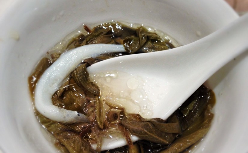 Tiny White Fish in Chinese Soup